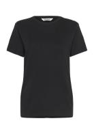 Srhella T-Shirt - Gots Tops T-shirts & Tops Short-sleeved Black Soft R...