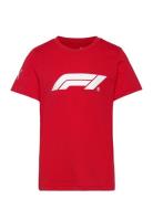 F1 Ess Kids Tee Sport T-shirts Short-sleeved Red PUMA Motorsport