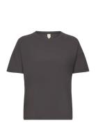 Vela Loose Tee Sport T-shirts & Tops Short-sleeved Black Rethinkit