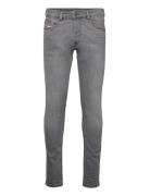 D-Luster L.32 Trousers Bottoms Jeans Slim Grey Diesel