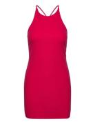 Wrap Back Dress Lyhyt Mekko Red Mango