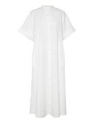 Susi - Poplin Long Kaftan Maksimekko Juhlamekko White Rabens Sal R