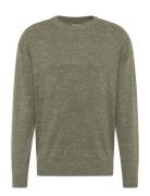 Style Emil C Plus Tops Knitwear Round Necks Green MUSTANG