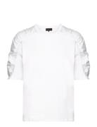 Lr-Kowa Tops T-shirts & Tops Short-sleeved White Levete Room