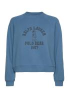 Polo Bear Over Fleece Crewneck Tops Sweat-shirts & Hoodies Sweat-shirt...