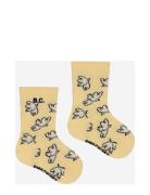 Baby Freedom Bird All Over Short Socks Sukat Yellow Bobo Choses