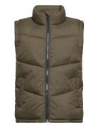 Quilted Gilet Toppaliivi Khaki Green Mango