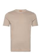 Mmgperry O-Ss Tee Tops T-shirts Short-sleeved Beige Mos Mosh Gallery