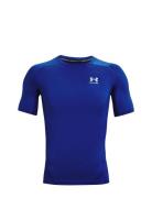 Ua Hg Armour Comp Ss Sport T-shirts Short-sleeved Blue Under Armour