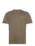 Dune Logo Ss Gots Tops T-shirts Short-sleeved Green Gabba