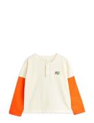 Abc Emb Grandpa Tops T-shirts Long-sleeved T-shirts Multi/patterned Mi...