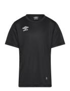 Liga Ss Jersey Jr Tops T-shirts Short-sleeved Black Umbro