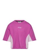 Badajoz Tee Sport T-shirts Short-sleeved Purple FILA