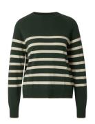 Freya Cotton/Cashmere Sweater Tops Knitwear Jumpers Green Lexington Cl...