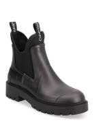 Mid Rainboot Chelsea Shoes Chelsea Boots Black Calvin Klein