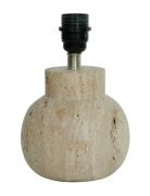 Pella Table Travertine Home Lighting Lamps Table Lamps Beige Watt & Ve...