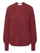 East Tops Knitwear Cardigans Burgundy American Vintage