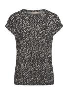 Frseen Tee 1 Ext Tops T-shirts & Tops Short-sleeved Black Fransa