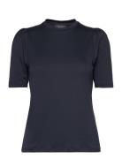 Tu Puff Top Tops T-shirts & Tops Short-sleeved Navy Residus