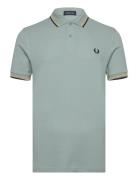 Twin Tipped Fp Shirt Tops Polos Short-sleeved Blue Fred Perry