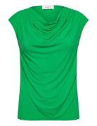 Viscose T-Shirt Tops T-shirts & Tops Sleeveless Green Rosemunde