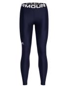 Ua Hg Authentics Legging Sport Running-training Tights Navy Under Armo...