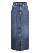 Viktoria Long Skirt Wmn Pitkä Hame Blue G-Star RAW