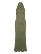 Ola Lace Midi Dress Maksimekko Juhlamekko Khaki Green Bardot