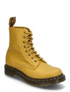 1460 Pascal Mustard Virginia Shoes Boots Ankle Boots Ankle Boots Flat ...