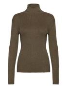 Anem Sbbbatildas Knit Tops Knitwear Turtleneck Brown Bruuns Bazaar