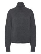 Kendra - Soft Lamb Tops Knitwear Turtleneck Grey Day Birger Et Mikkels...