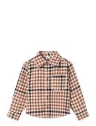 Nmmnidennis Os Shirt Tops Shirts Long-sleeved Shirts Beige Name It