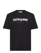 Essentiel Ss Tshirt Tops T-shirts Short-sleeved Black SIXTH JUNE