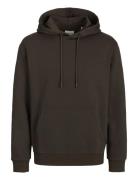 Jjebradley Sweat Hood Noos Tops Sweat-shirts & Hoodies Hoodies Brown J...