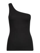 Igor Shoulder Top Tops T-shirts & Tops Sleeveless Black Modström