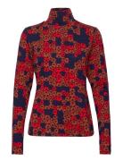 Armas Unikko Tops T-shirts & Tops Long-sleeved Red Marimekko