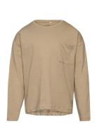 Nkmvebbe Ls Rlx Top Tops Sweat-shirts & Hoodies Sweat-shirts Beige Nam...