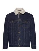 Sherpa Jacket Farkkutakki Denimtakki Blue Lee Jeans