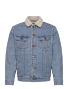 Sherpa Jacket Farkkutakki Denimtakki Blue Lee Jeans