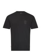 Kaamos T-Shirt Tops T-shirts Short-sleeved Black Makia