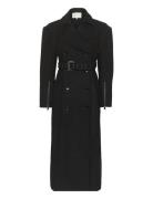 Monaligz Coat Trenssi Takki Black Gestuz