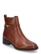 Women Boots Shoes Boots Ankle Boots Ankle Boots With Heel Brown Tamari...