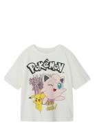 Nkfselma Pokemon Ss Rlx Top Box Bfu Tops T-shirts Short-sleeved White ...