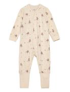 Hcmanu - All-In- Pyjama Sie Jumpsuit Haalari Beige Hust & Claire