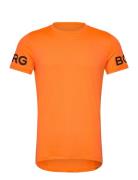 Borg T-Shirt Sport T-shirts Short-sleeved Orange Björn Borg