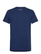 Crew-Neck Regular Tops T-shirts Short-sleeved Navy Bread & Boxers