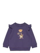 Polo Bear Ruffled Fleece Sweatshirt Tops Sweat-shirts & Hoodies Sweat-...