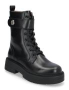 Rebby_Lubootie_Cbb Shoes Boots Ankle Boots Laced Boots Black BOSS