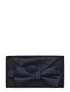 Polyester Bow Tie Rusetti Navy Lindbergh Black