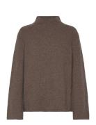 Wool Yak Sweater Tops Knitwear Jumpers Brown Filippa K